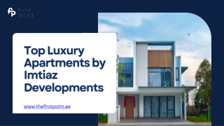 Top Luxury Apartments by Imtiaz Developments