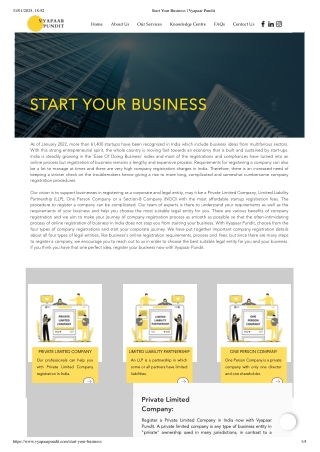 Simplify Your Business Journey to Register a Private Limited Company – Vyapaar P