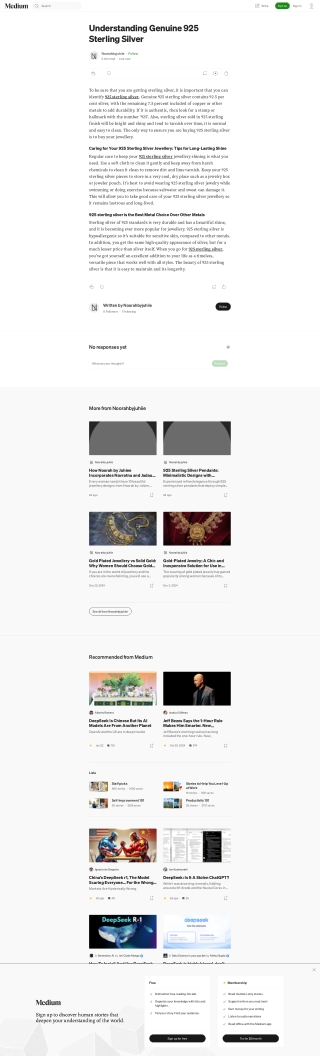 Understanding Genuine 925 Sterling Silver