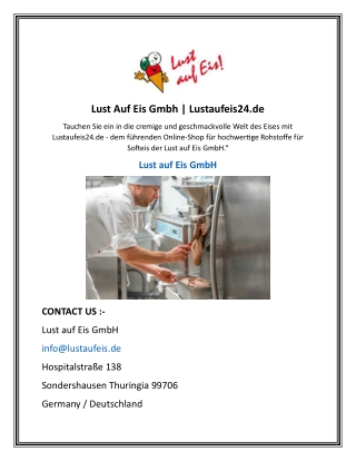 Lust Auf Eis Gmbh  Lustaufeis24.de