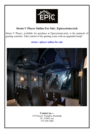 Strato V Player Online For Sale Epicsystems.tech