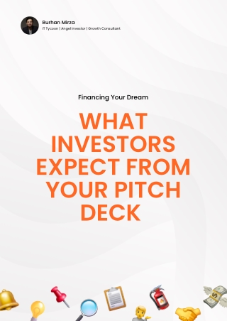 What Investors Expect From Your Pitch Deck
