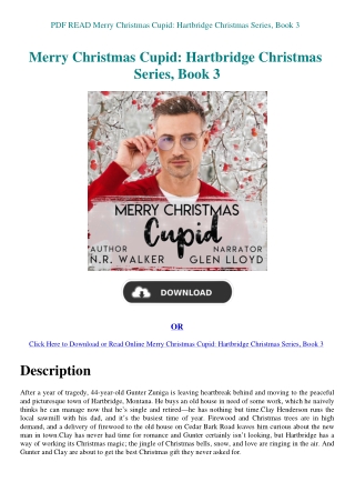 PDF READ Merry Christmas Cupid Hartbridge Christmas Series  Book 3