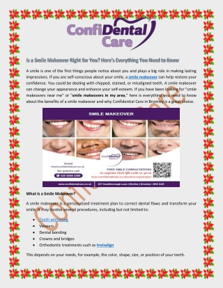Is a Smile Makeover Right for You External Blog Dec (confidental care) (1)