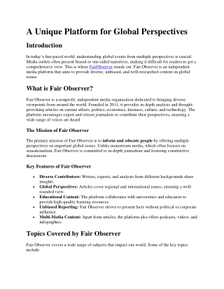 fairobserver