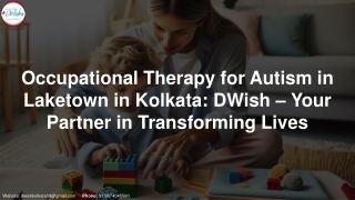 Occupational Therapy Centres for Autism in Laketown Kolkata_PPT
