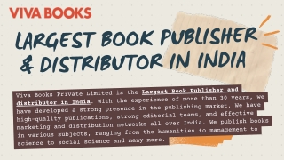 Largest Book Publisher & Distributor in India