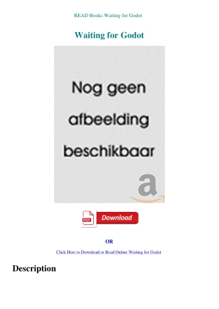 READ Books Waiting for Godot