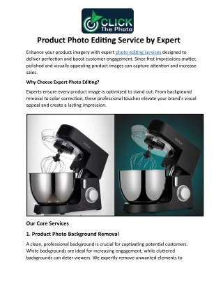 (29) Product Photo Editing Service by Expert