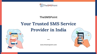 TheSMSPoint Your Trusted SMS Service Provider in India