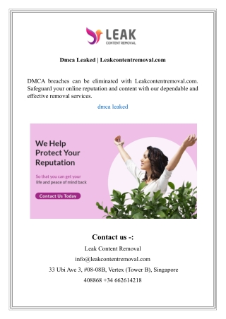 Dmca Leaked Leakcontentremoval
