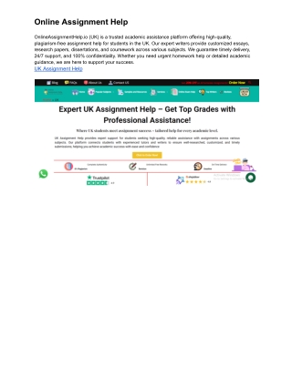 OnlineAssignmentHelp