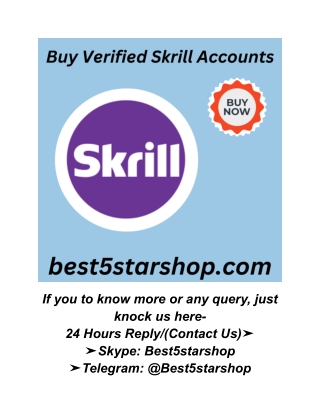 ________Buy Verified Skrill Accounts{In2025}_______