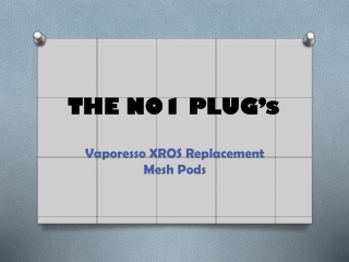 Vaporesso XROS Replacement Mesh Pods (PACK OF 4)
