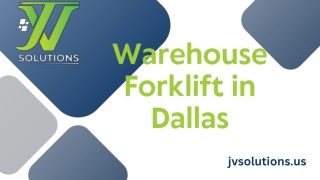 Warehouse Forklift in Dallas