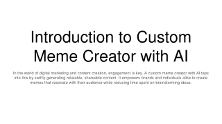 AI-Powered Custom Meme Generator for Tailored Humor Creation