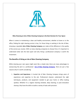 After Accident Cleaning Company in UK | Amber Adams