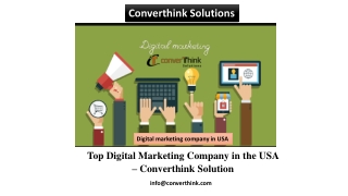 Top Digital Marketing Company in the USA