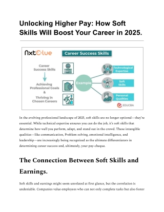 Boost your Career with Soft Skills 2025