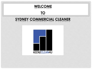 Professional Cleaning Services | Sydney Commercial Cleaner