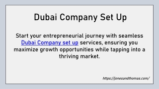 Dubai Company Set Up