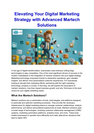 Revolutionizing Your Business with Technians – The Leading Marketing Technology