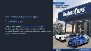 Pre owned cars in Pune