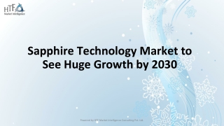 Global Sapphire Technology Market Opportunities & Growth Trend to 2030