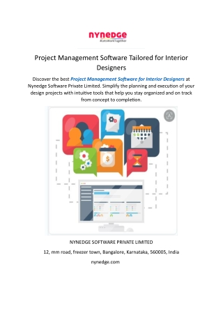Project Management Software Tailored for Interior Designers