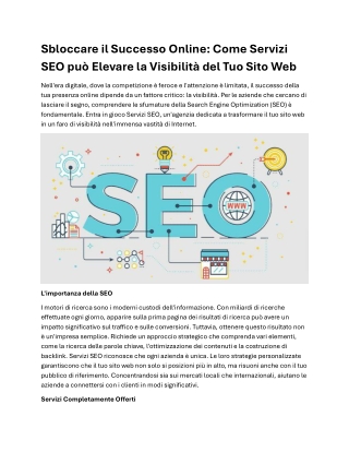Sbloccare il Successo Online