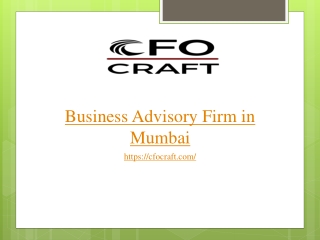 Business Advisory Firm in Mumbai