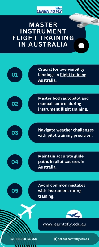 Master Instrument Flight Training in Australia | Learn To Fly
