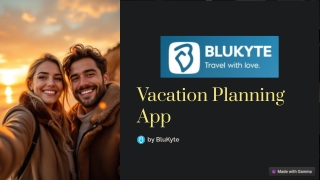 Vacation Planning App