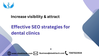 Experts SEO Services For Dental Clinic-Sleek IT Technologies