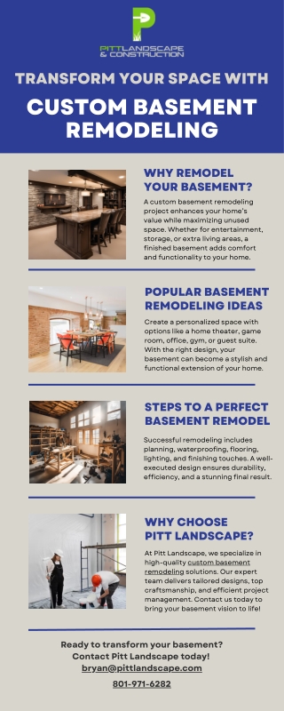 Maximize Space with Custom Basement Remodeling