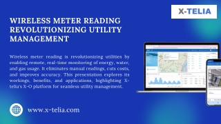 Wireless Meter Reading with X-Telia X-O