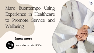 Marc Buontempo Healthcare Revolution a Better Future for All