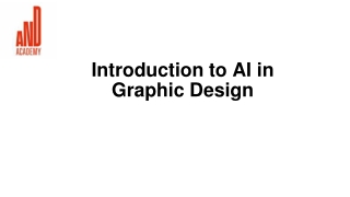 Introduction to AI in Graphic Design