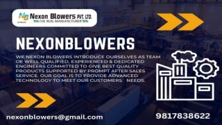 Twin Lobe Air Blowers In India