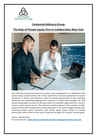 Top Asset Management Firms in New York  Expert Investing