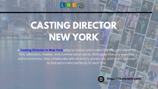 Expert Casting Director in New York  LBC Talent