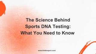 The Science Behind Sports DNA Testing What You Need to Know