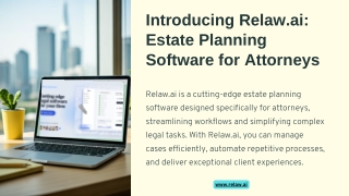 Introducing Relaw.ai: Estate Planning Software for Attorneys