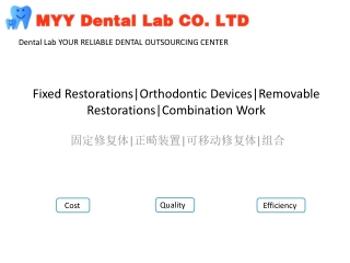 The dental office and laboratory