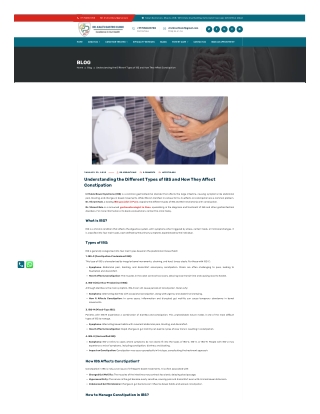 Understanding the Different Types of IBS and How They Affect Constipation