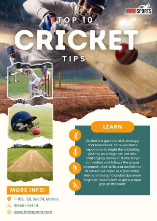 Cricket Tips & Tricks: Improve Your Batting, Bowling & Fielding Skills