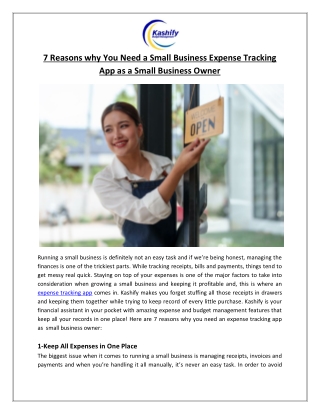 7 Reasons why You Need a Small Business Expense Tracking App as a Small Business Owner - Lujy Tech LLC