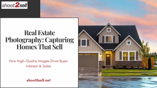 Real Estate Photography: Capturing Homes That Sell