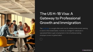 Why apply for US H-1B Visa?