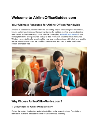 Airlineofficeguides